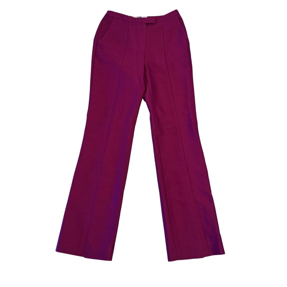 LVIR LA Project Pink Wool Silk Blend Trouser Pants Women's Small S